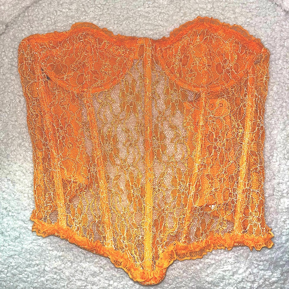 Lioness The Plaza Bustier Orange